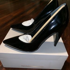 Marc Fisher patent leather pumps